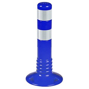 Гибкий сигнальный столбик (делиниатор) (Высота: 450мм. Размер основы: 80-220мм. Вес: 0.94 кг.) (Материал: Полиуретан) (Цвет: синий)